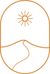 Minimalist Linear Landscape Element Set