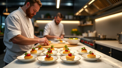 High-profile culinary appearances transforming office catering into exclusive gastronomic events.