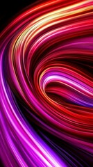 Obraz premium Abstract Swirling Red Purple AI Art Background Texture