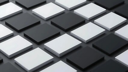 Black and White Branding, Elegant Card Design, Monochrome Identity, Professional Stationery