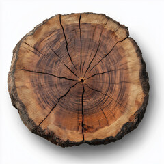Fototapeta premium cross section of tree stump