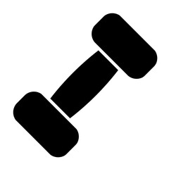 Dumbbell solid icon