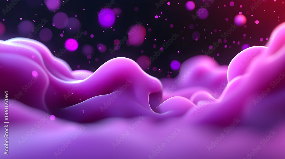 Poster purple gradient noise background abstract wave texture