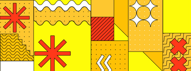 colorful abstract geometric artwork in a modern and vibrant design vector illustration