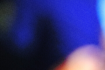 Dark blue orange red grainy texture background abstract vibrant color wave shape black backdrop...