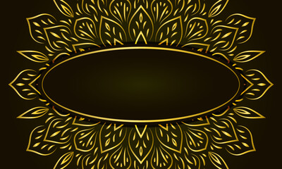 Luxury ornamental mandala background premium