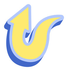 Arrow Sticker Illustration Element Set