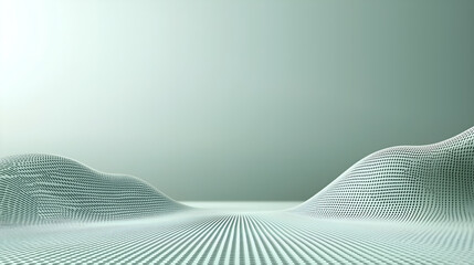 A sleek and professional pale green background with a minimalist arrangement of small geometric line patterns, designed for modern graphic use