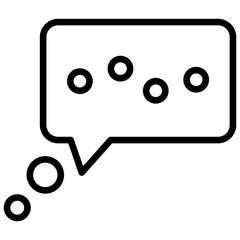 Typing Indicator Icon Lineal Syle