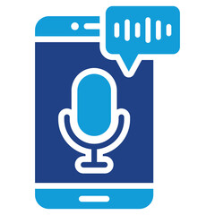 Voice Chat Icon Dual Tone Color Style