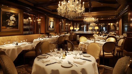 restaurant table in restaurant