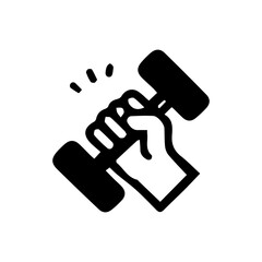 Exercise healthy lifestyle icon in SVG with transparent background