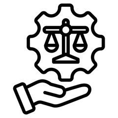 Responsible Values Icon Lineal Syle