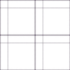 Vivid Purplish Grey and Cool White Seamless Tartan Textile Design