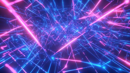 Obraz premium Futuristic dynamic visualization of big data trends in digital space