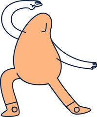 Character Line Shape Illustration Element