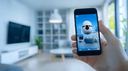 Smart home security camera system user-friendly mobile alerts included