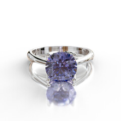 Designer Jewelry Piece – Cathedral Solitaire Engagement Ring