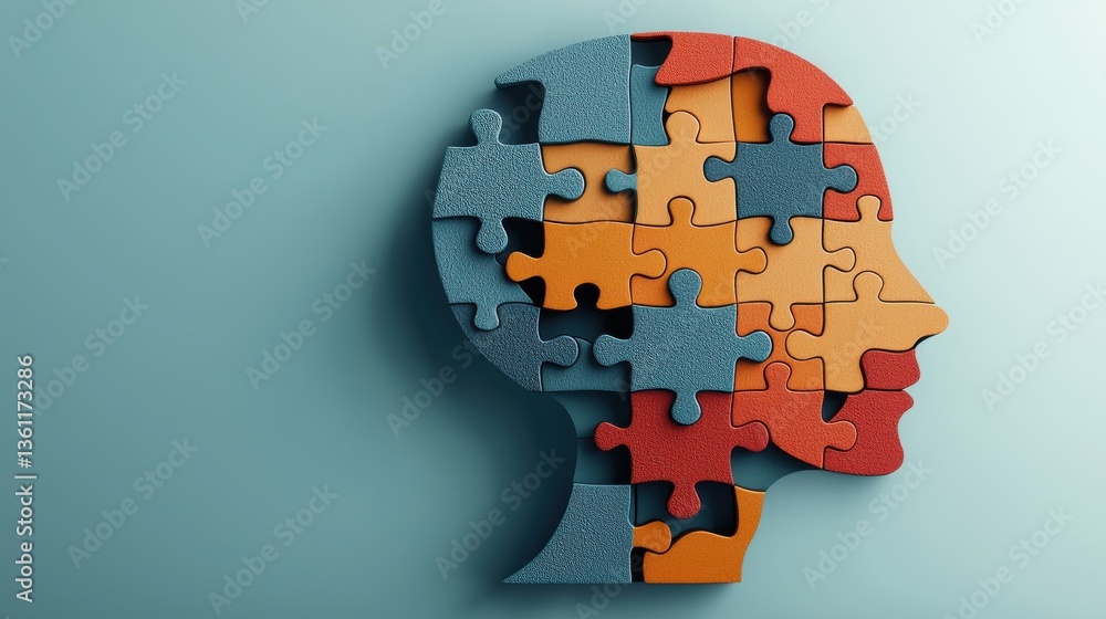 Poster this abstract image depicts the intricate workings of the human mind represented through a vibrant p