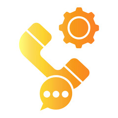 call Gradient icon