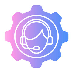 technical support Gradient icon