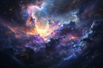 space background with stars