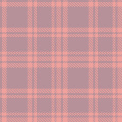 Pale Grey Pink Seamless Tartan with Vivid Blush accents Textile Design