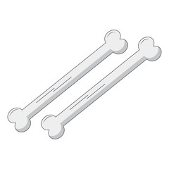 Cute Cartoon Halloween Element. Vector Illustration Isolated on White Background.