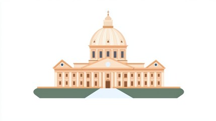 Obraz premium Majestic view of the united states capitol building in washington, d.c. the