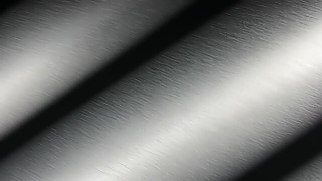 Close-up of brushed or polished metallic surface with distinct parallel lines.