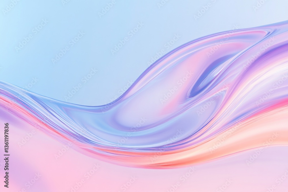 Poster abstract representation of swirling chemical reactions with elements of colorful fluid dynamics in m