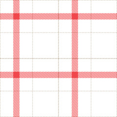 Cool White and Vivid Greyish Seamless Tartan Textile Design