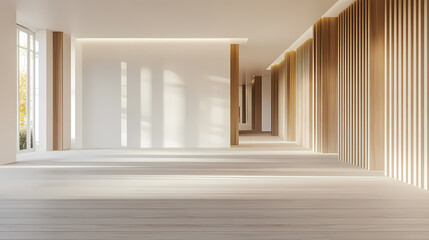 Modern Minimalist Empty Interior Design