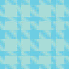 Neon Robin's Egg and Bright Duck Egg Blue Seamless Tartan Textile Design