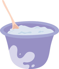 Yogurt illustration