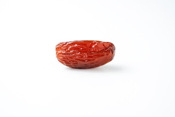 Dates fruit tunisia, Tunisian honey dates or kurma tunisia madu, isolated on white background