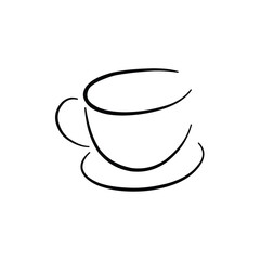 a cup of  coffee icon symbol 