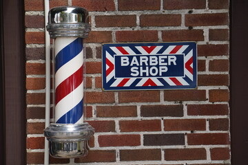barber shop sign
