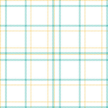 Modern Pastel White Seamless Tartan Textile Design Variant 392