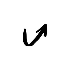 bold brush arrow element