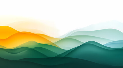 Obraz premium Abstract Mountain Landscape Design