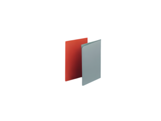 office folder isolated on transparent background 