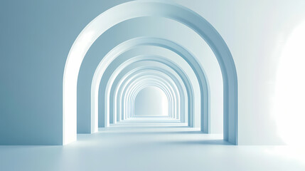 Abstract Architectural Pathway of Light