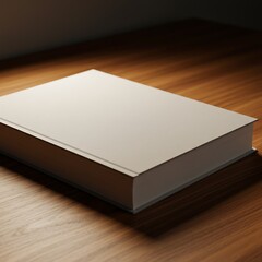Fototapeta premium Blank Book Mockup on Table
