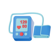 Sphygmomanometer 3D Icon, Medical & Healthcare 3D Icon