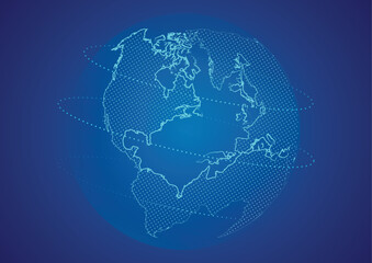 world network, future, space, galaxy, planet, computer, artificial intelligence, connecting people to all corners of the world