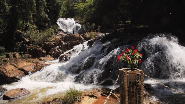 Datanla Waterfall, Khu du lịch Th&aacute;c Datanla, Da Lat, Vietnam
