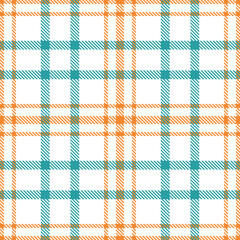 Modern Bright White Seamless Tartan Textile Design Variant 872