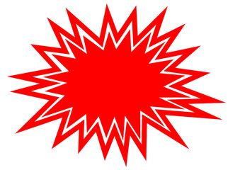 red star burst
