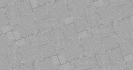 Abstract digital background with technology circuit board texture. Electronic motherboard illustration. Communication and engineering concept. Vector illustration